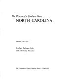 North Carolina : the history of a Southern State  Cover Image